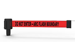 Banner Stakes Pl4076 Plus Red "Do Not Enter - Arc Flash Boundary" Banner