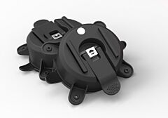 Banner Stakes Mh1500 15' Magnetic Wall Mount Barrier, Suction Cup