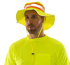 Tingley H73222 Ranger Hat, Hi-Vis Yellow, Size 2X/3X-Large
