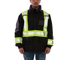 Tingley J24123C Icon Type O Class 1 Csa Z96 Class 1 Level 2 Jacket In Black, Size Medium