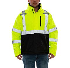 Tingley J26142 Narwhal Heat Retention Jacket In Fluorescent Yellow With Thermo-Ficient™ Lining, Size 4X-Large