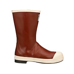 Tingley Mb924B Pylon Neoprene Boot, Steel Toe, 12.5", Brick Red Upper, Brown Safety-Loc Sole, Size 14
