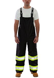 Tingley O24123C Enhanced Visibility Icon Overall In Black With Two-Tone Tape, Size 5X-Large