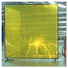 Best Welds Curtain6X10Yel Welding Curtain, 6 Ft X 10 Ft, Pvc, Yellow, 14 Mil