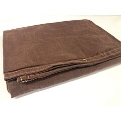 Anchor Brand 92585 Protective Tarp, 12 Ft W X 20 Ft L, Water Resistant, Canvas, Brown