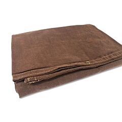 Anchor Brand 92568 Protective Tarp, 10 Ft W X 20 Ft L, Water Resistant, Canvas, Brown