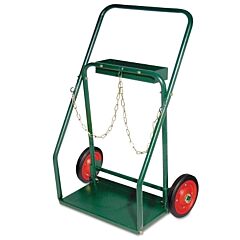 Best Welds Ctr10 Wheeled Cylinder Truck, 9 In X 21 In Base Plate, 10 In Wheels