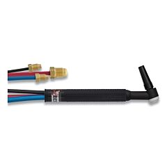 Best Welds 2012R 20 Tig Torch Package, Water Cooled, 250 A, Rigid Head, 12.5 Ft Cable, Braided Rubber