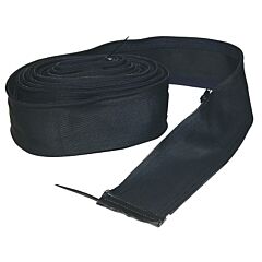 Best Welds Cc350 3 In X 50 Ft, Medium, Black Nylon, Cable Cover With Zipper