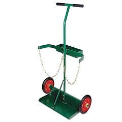 Best Welds Ctr8 Wheeled Cylinder Truck, 8 In X 19-1/2 In Base Plate, 8 In Wheels