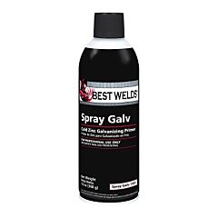 Best Welds 905Spraygalv Cold Zinc Galvanizing Primer, 13 Oz Aerosol Can, Grey