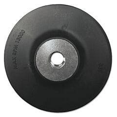 Anchor Brand 91008 Backing Pad For Resin Fiber Sanding Disc, 5 In X 5/8 In - 11, Firm
