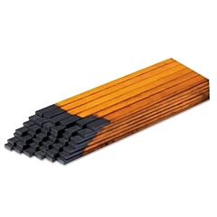 Best Welds 35-033-003X Dc Air Carbon Arc Gouging Electrodes, 5/8 In X 3/16 In Dia X 12 In L, Flat