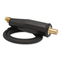 Best Welds Da917F Dinse Connector, 0.508 In Gas Hole With 24 In Auxiliary Hose, Used With 9 And 17 Torches