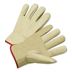Anchor Brand 68162Xxl Standard Grain Cowhide Leather Driver Gloves, 2X-Large, Unlined, Tan