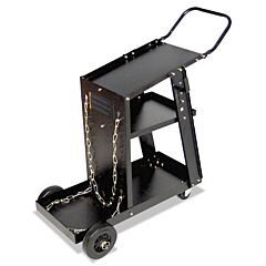 Best Welds Wc1228 Mig Welding Cart, 12-1/4 In X 33 In, 3 Shelves, 125 Lb Cap, Black