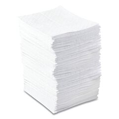 Anchor Brand Abbpo200 Oil-Only Sorbent Pad, Heavy-Weight, Absorbs 34 Gal, 15 In X 17 In
