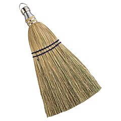 Anchor Brand 98096 Whisk Broom, 12 In Trim L, 100% Broom Corn Fill