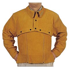 Best Welds Q23Xl Leather Cape Sleeves, Snaps Closure, 3X-Large, Golden Brown