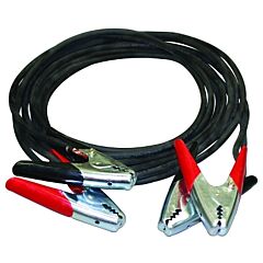 Anchor Brand Jumpercables15Ftab Booster Cables, 4 Awg, Red/Black Clamps, 15 Ft, Black Cords