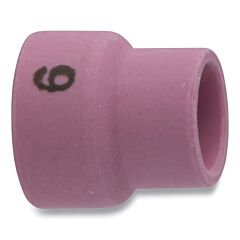 Best Welds 53N27A Alumina Nozzle Tig Cup, 3/8 In, Size 6, For Torch 24, 24W, Standard, 5/8 In