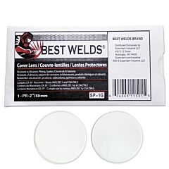Best Welds Sp1G Cover Lens, 50 Mm, 50% Cr-39 Plastic