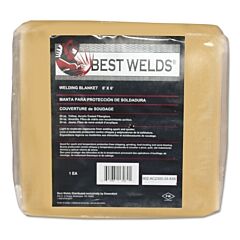 Best Welds Ac2300246X8 Welding Blanket, 8 Ft X 6 Ft, Fiberglass, Yellow, 23 Oz