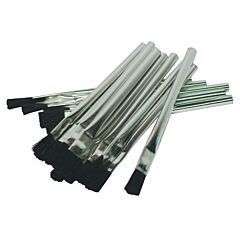 Anchor Brand 97393 Acid Brushes, 1/4 In Thick X 1/2 In Wide, Horsehair, Tin Handle