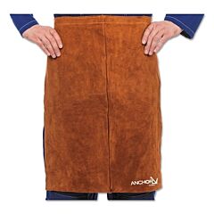 Best Welds 250 Split Leg Waist Aprons, 18 In X 24 In, Side Split Cowhide, Lava Brown