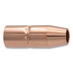 Best Welds 169724 Mig Gun Nozzle, 1/8 In Recess, 1/2 In Bore, Miller® Style, Copper
