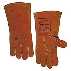 Best Welds 102000 Comfoflex® Premium Leather Welding Gloves, Split Cowhide, Large, Buck Tan