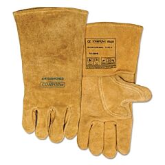 Best Welds 102000S Comfoflex®Premium Leather Welding Gloves, Leather, Small, Buck Tan