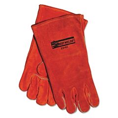 Best Welds 20Gc Split Cowhide Welding Gloves, Split Cowhide, Large, Right Hand, Russet