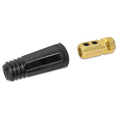 Best Welds Bk95 Dinse Style Cable Plug And Socket, Female, Ball Point Connection, 3/0-4/0 Cap, 2 Ea/Pk