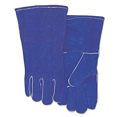 Best Welds 300Gc Split Cowhide Welding Gloves, Shoulder Split, Large, Blue