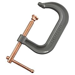 Anchor Brand 402C Drop Forged C-Clamp, 2-1/4 In Throat Depth, 2 In L