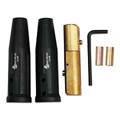 Best Welds Lc40 Cable Connector, Lc40 Male/Female, Ball Point Connection, 1/0 To 2/0 Cable Capacity