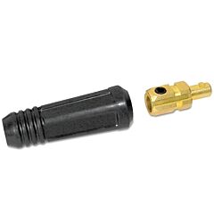 Best Welds Sk50 Dinse Style Cable Plug And Socket, Male, Ball Point Connection, 1 To 1/0 Cable Capacity