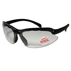 Anchor Brand Cc175 Contemporary Bifocal Safety Glasses, 1.75 Diopter, Clear Polycarbonate Lens/Tint, Black Nylon Frame