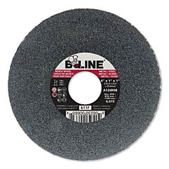 B-Line Abrasives 90929 Straight Resinoid Wheel, 6 In Dia, 1 In Thick, 1 In Arbor, Fine Grit, T1