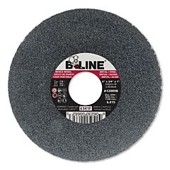 B-Line Abrasives 90926 Straight Resinoid Wheel, 6 In Dia, 3/4 In Thick, 1 In Arbor, Fine Grit, T1