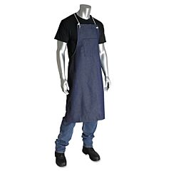 Best Welds 200011 Blue Denim Apron, 28 In W X 36.5 In L, Blue