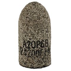B-Line Abrasives C1615303 Cone, 1-1/2 In Dia, 3 In Thick, 3/8 In-24 Arbor, 24 Grit, Alum Oxide, T16