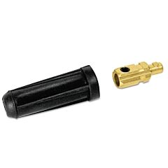 Best Welds Sk70 Dinse Style Cable Plug And Socket, Male, Ball Point Connection, 1/0-2/0 Cap, 2 Ea/Pk