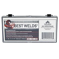 Best Welds 932145200 Glass Magnifier Plate, 2 In X 4-1/4 In, 2 Diopter, Clear