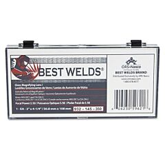 Best Welds 932145350 Glass Magnifier Plate, 2 In X 4.25 In, 3.5 Diopter, Clear