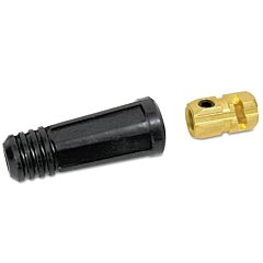 Best Welds Bk70 Dinse Style Cable Plug And Socket, Female, Ball Point Connection, 1/0-2/0 Cap