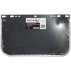 Anchor Brand 3442Bdg Visor, Dark Green, Aluminum Bound, 9 In X 15-1/2 In, For Jackson Safety® Head Gear/Cap Adaptors