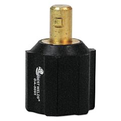 Best Welds Da5095 Cable Adapter, European To American, Camlock Connection, 1/0 To 3/0 Cable Capacity