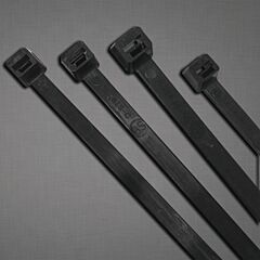 Anchor Brand 1450Uvb Uv Stabilized Cable Tie, 50 Lb Tensile Strength, 14.6 In L, Black, 100 Ea/Bag